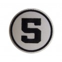 Patch emblema bordado 7x7 nº 5
