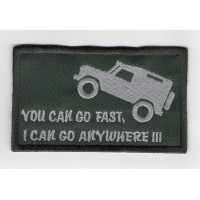 0651 Embroidered patch 10x6 LAND ROVER G4 CHALLENGE 