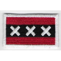 0132 Embroidered patch 6X3,7 flag BRAZIL