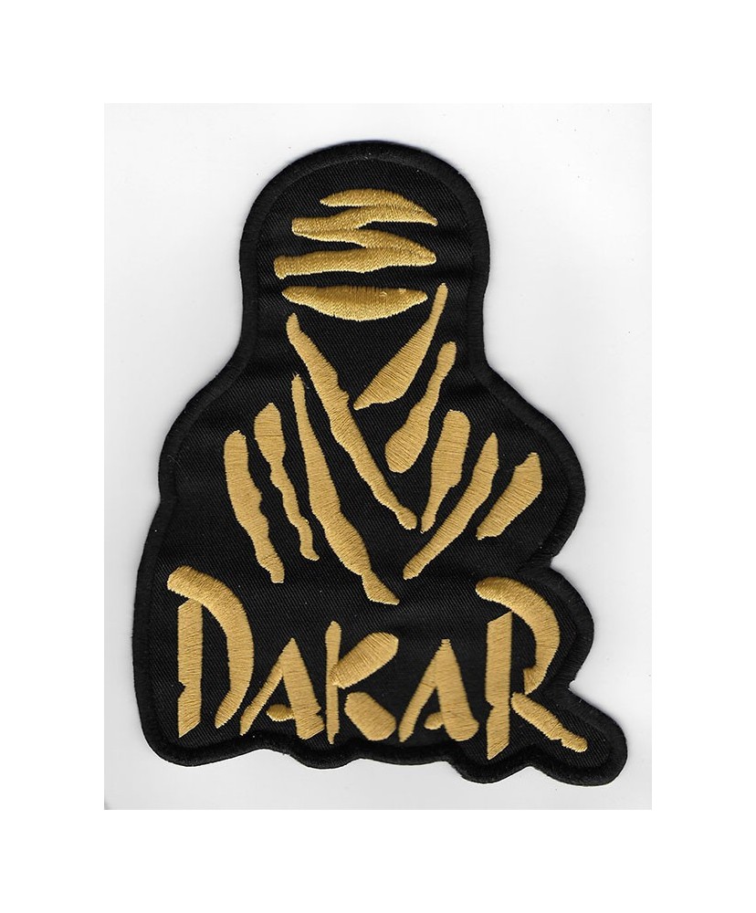 Rally Dakar RACING Motorcycle competitor Patch Iron On Embroidered MITSUBSHI 