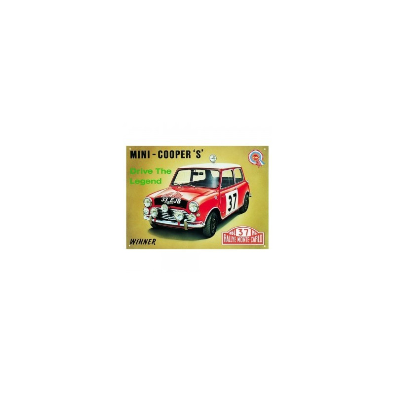 Patch emblema bordado 10X3 33 EJB MATRICULA MINI VENCEDOR MONTE-CARLO