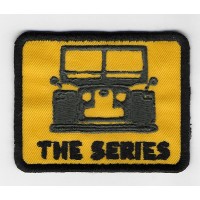 2264 Embroidered patch 8X6 LAND ROVER LAND ROVER the SERIES blue