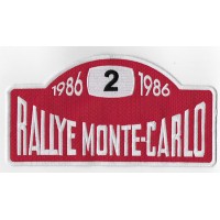 1021 Patch emblema bordado 10x4 RALLYE MONTE-CARLO 