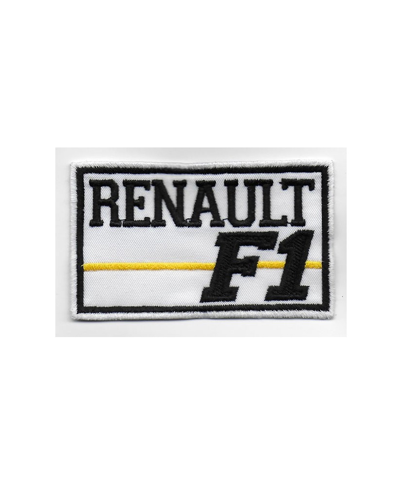 Patch écusson brodé 10x6 Renault F1
