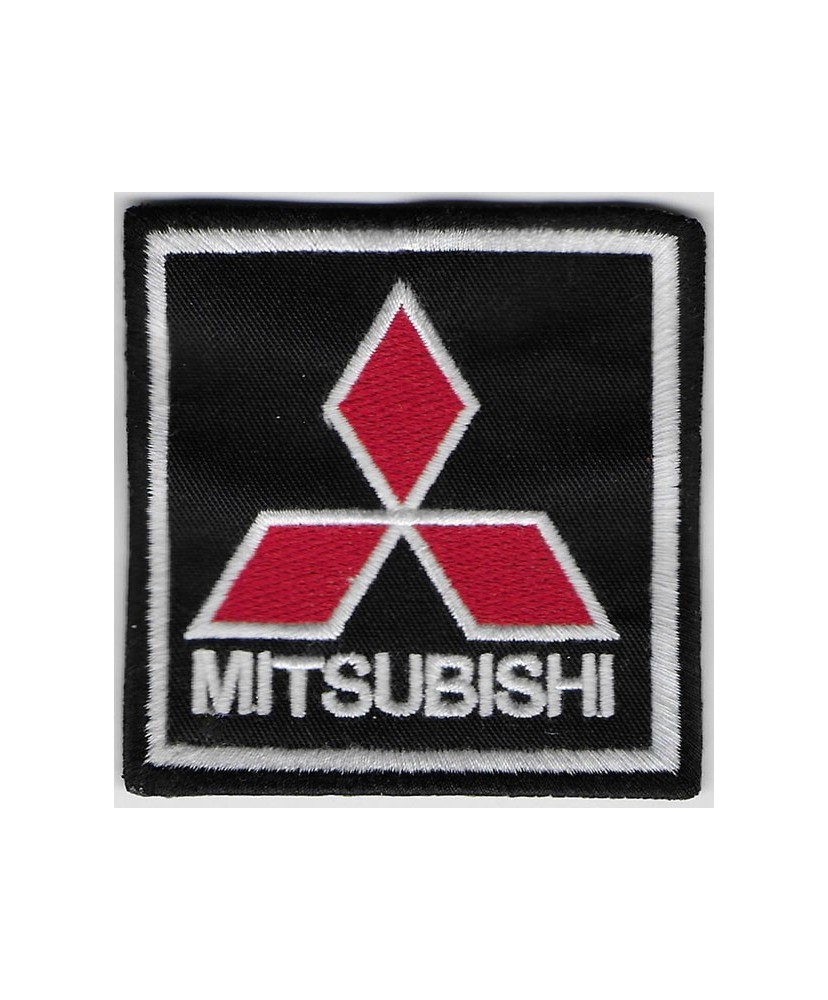 0489 Embroidered patch 7x7 Mitsubishi Motors
