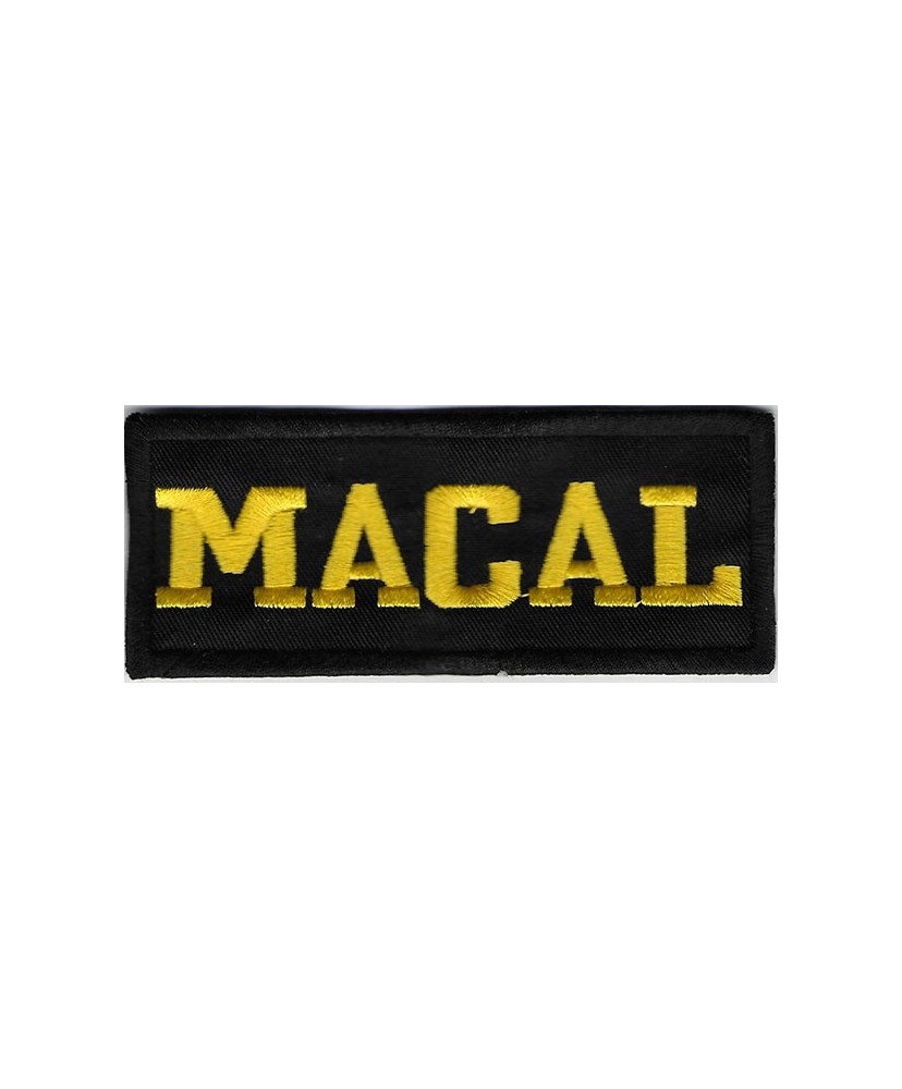 1049 Patch emblema bordado 10x4 MACAL