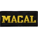 1049 Parche emblema bordado 10x4 MACAL