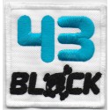 0884 Embroidered patch 7x7  nº 43 KEN BLOCK