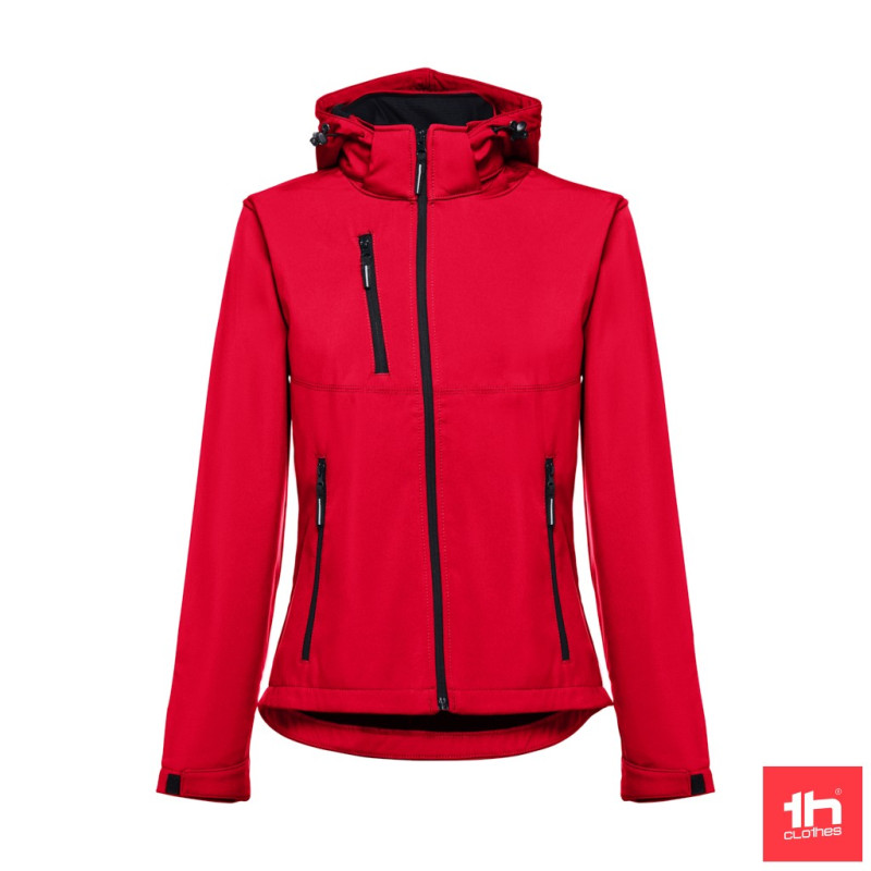1912 veste softshell femme avec capuche personalisé 1 patch