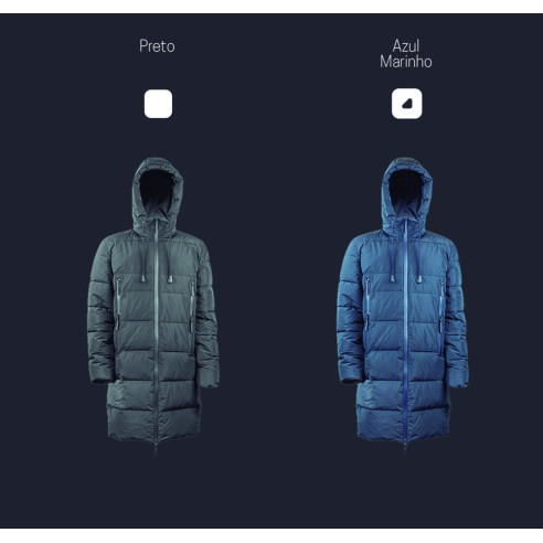 2360 PARKA LONG MOLTONÉ UNISEX THC BRUSSELS