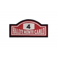 1922 Embroidered sew on patch 10x4 RALLYE MONTE-CARLO 4