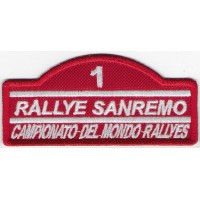 1021 Embroidered patch 10x4 RALLYE MONTE-CARLO 