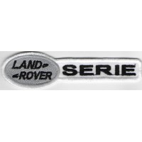 2417 Embroidered patch 11X3 LAND ROVER FREELANDER white