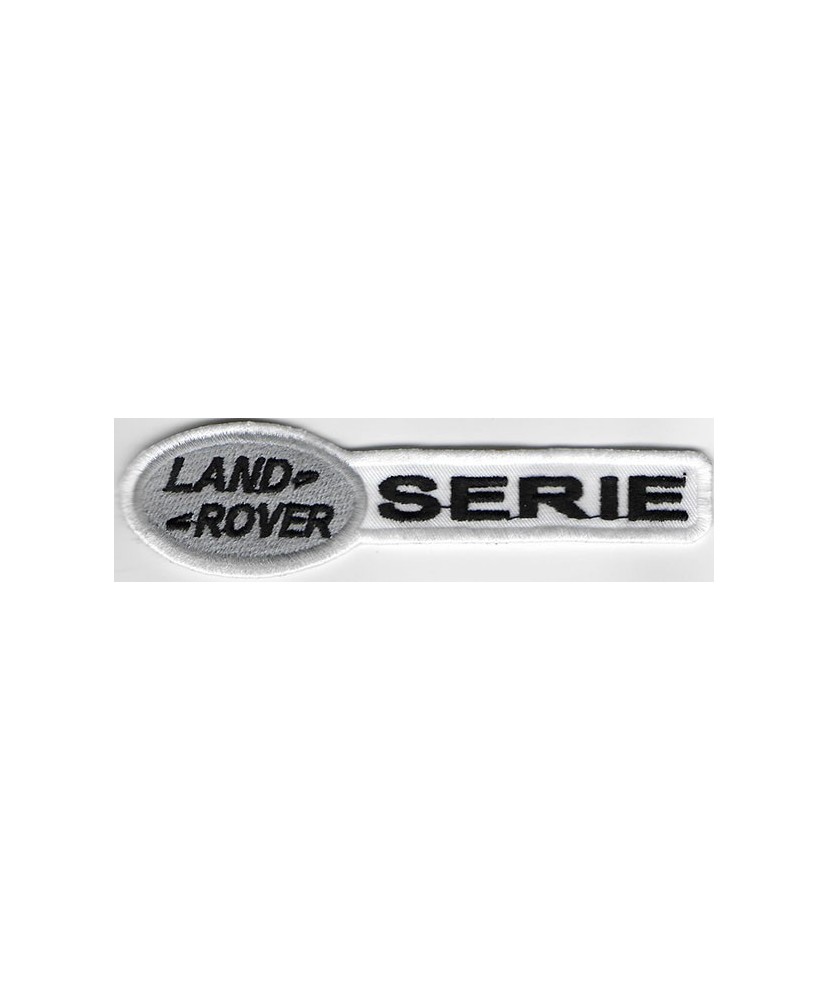 2417 Embroidered patch 11X3 LAND ROVER FREELANDER white