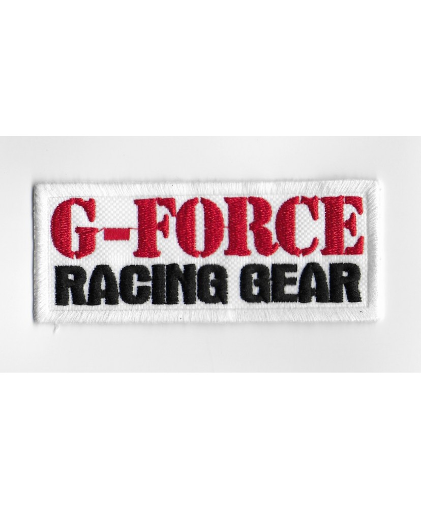 Patch emblema bordado 10x4 G-Force Racing Gear