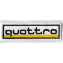 0290 Patch écusson brodé 10x3 QUATTRO AUDI RACING