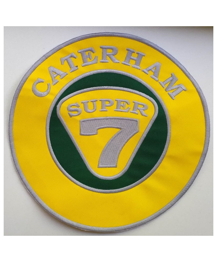 1927 Patch emblema bordado 22x22 CATERHAM 7 SUPER SEVEN