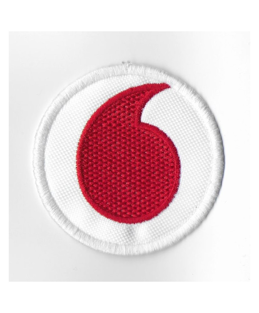 Embroidered patch 7x7  VODAFONE