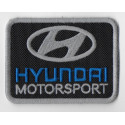 2523 Embroidered patch 8x6 HYUNDAI MOTORSPORT
