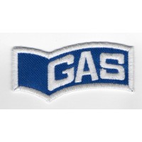 Patch emblema bordado 8x4 GAS 