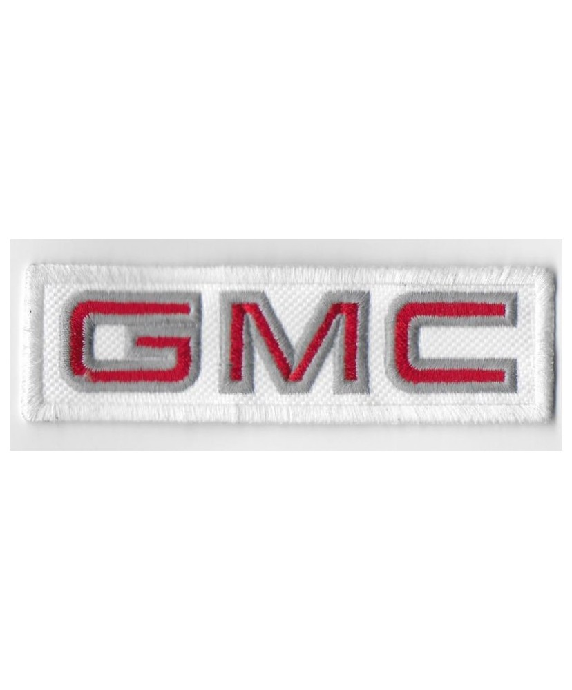 2541 Embroidered patch sew on 10x3 GMC GENERAL MOTORS COMPANY
