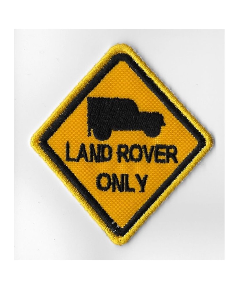 1581 Embroidered patch 7x7 PARKING LAND ROVER ONLY