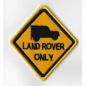 1581 Embroidered patch 7x7 PARKING LAND ROVER ONLY