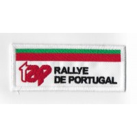 2588 Patch emblema bordado 10x4 TAP RALLYE PORTUGAL