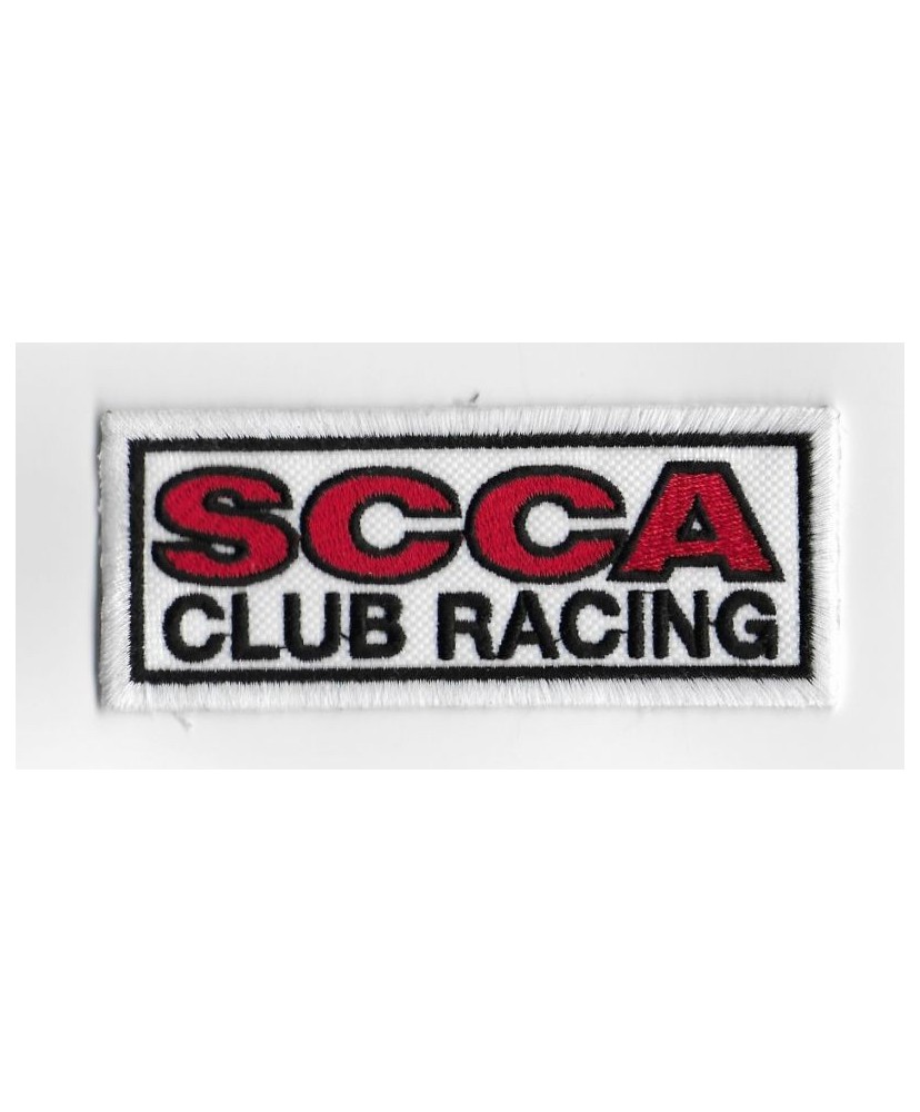 2590 Embroidered patch 7x7  SCCA SPORT CAR CLUB of AMERICA