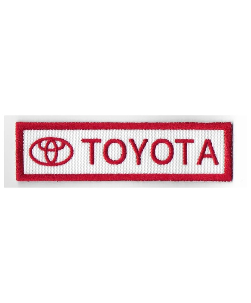 2597 Embroidered patch  sew on 11X3 TOYOTA