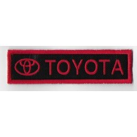 2598 Embroidered patch  sew on 11X3 TOYOTA