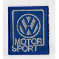2604 Parche emblema bordado 8x6 VW MOTORSPORT VOLKSWAGEN