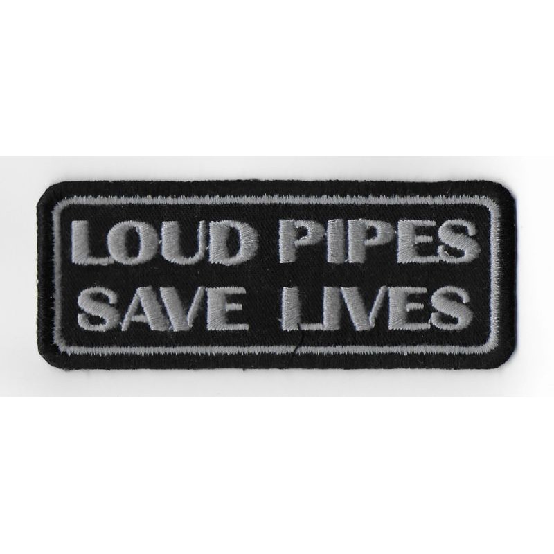 Loud pipes save lives Patch Biker motocicleta Patch 