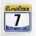 2631 Parche emblema bordado 7x7 RALLYE MONTE CARLO 7 LINELTEX