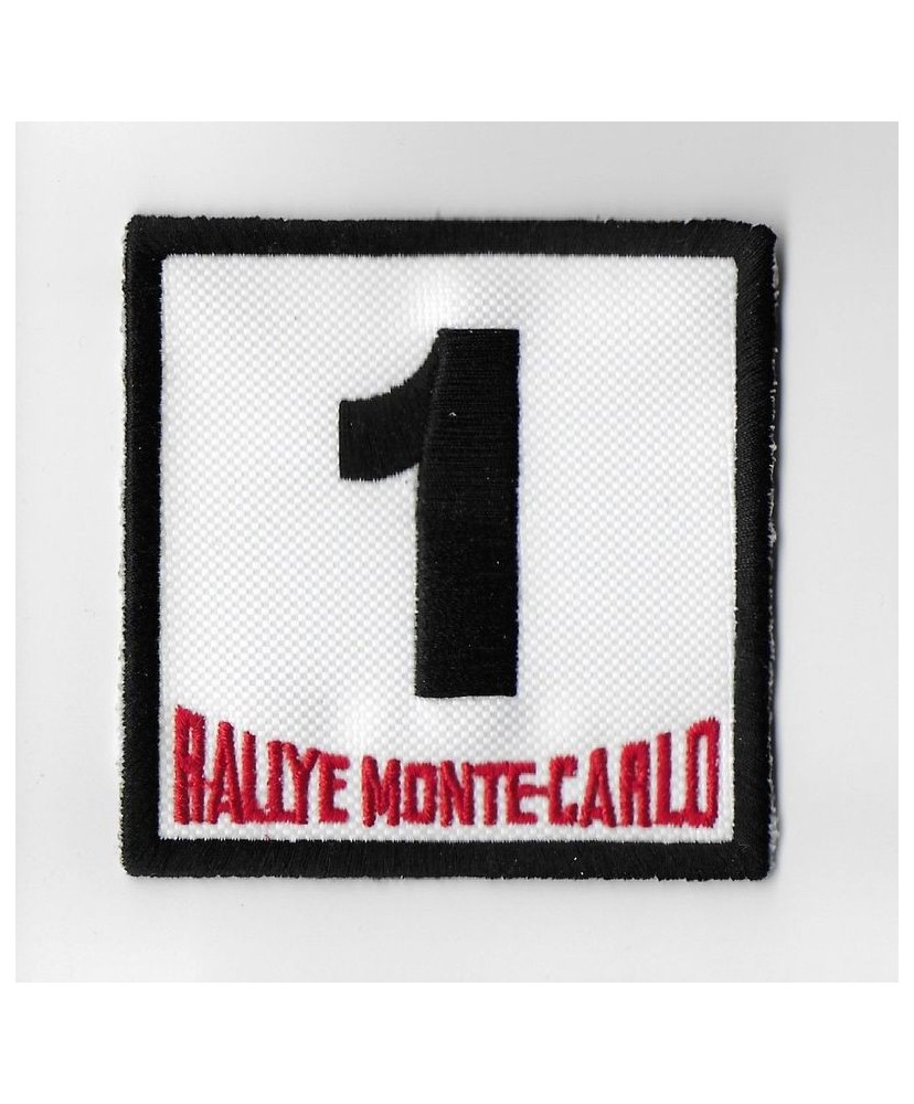 2631 Embroidered patch 7x7 RALLYE MONTE CARLO 7 LINELTEX
