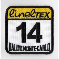 2631 Patch emblema bordado 7x7 RALLYE MONTE CARLO 7 LINELTEX