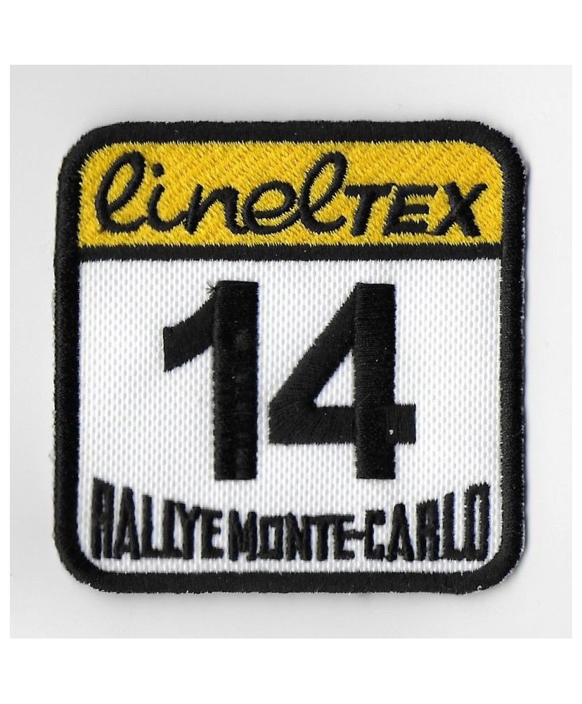 2631 Patch emblema bordado 7x7 RALLYE MONTE CARLO 7 LINELTEX