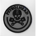 2648 Embroidered patch 7x7 PETROLHEAD petrol head