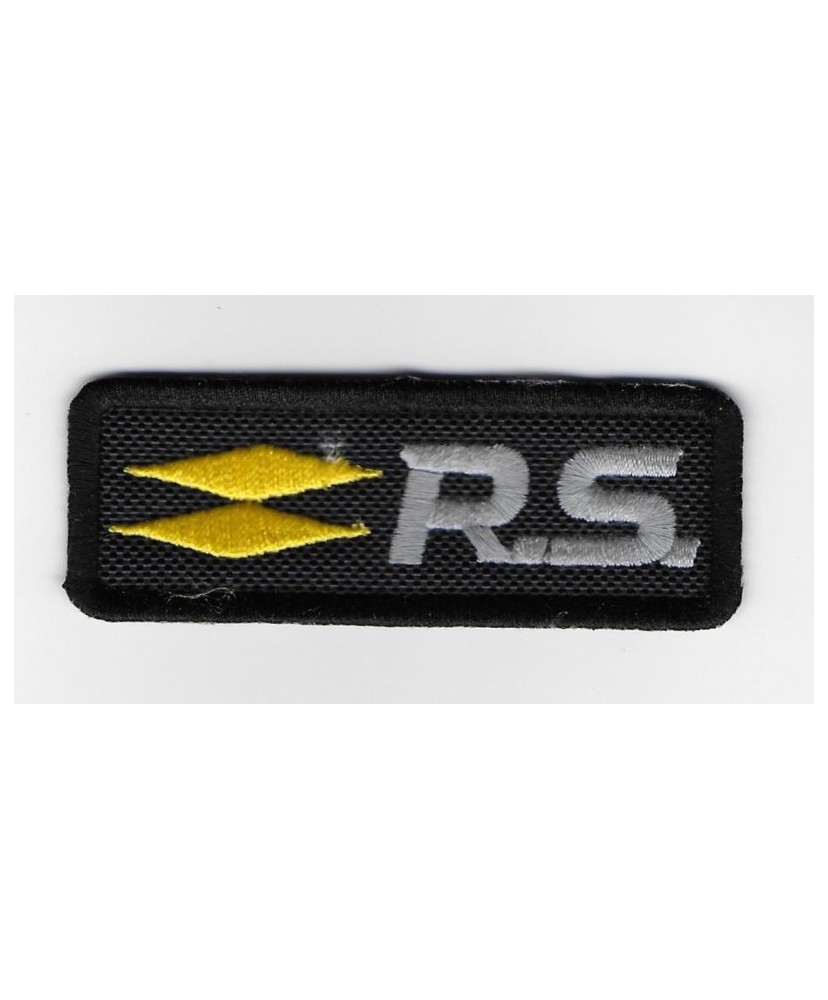 2652 Patch emblema bordado 8X3 RS RENAULT SPORT