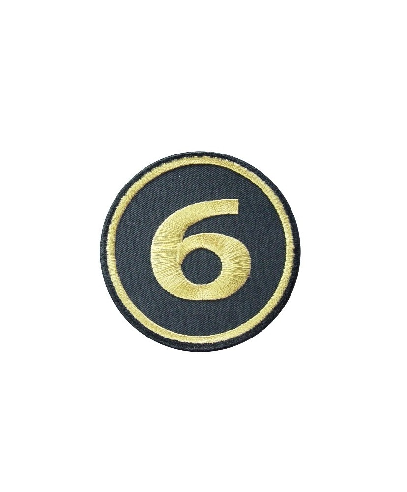 Patch emblema bordado 7x7 nº 6 LOTUS JPS