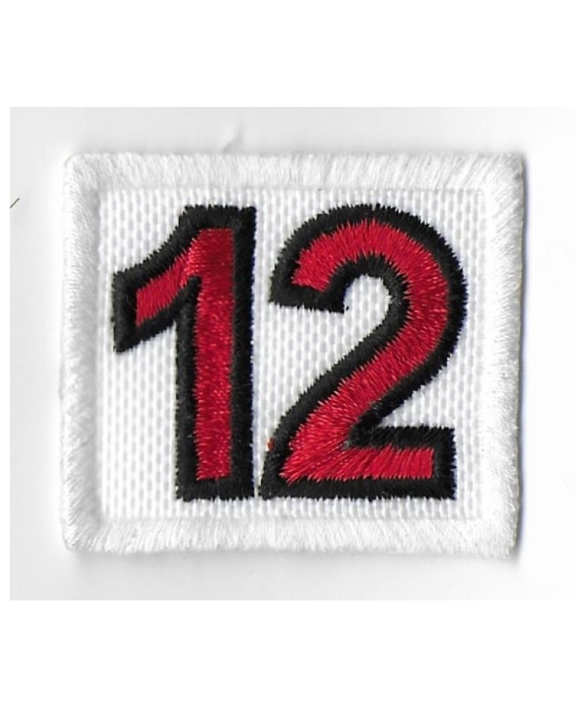 2556 Embroidered patch 4x4 JAMES HUNT