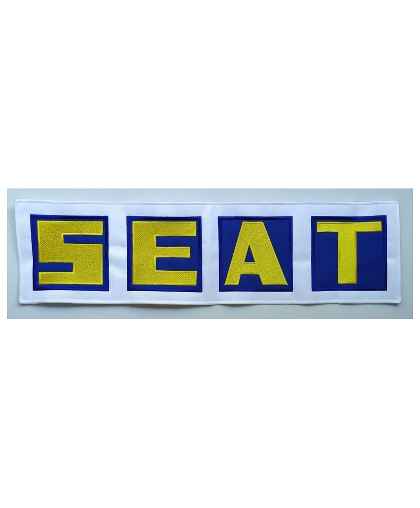 2081 Embroidered patch 6x6 SEAT
