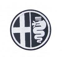 Embroidered patch 7x7 ALFA ROMEO