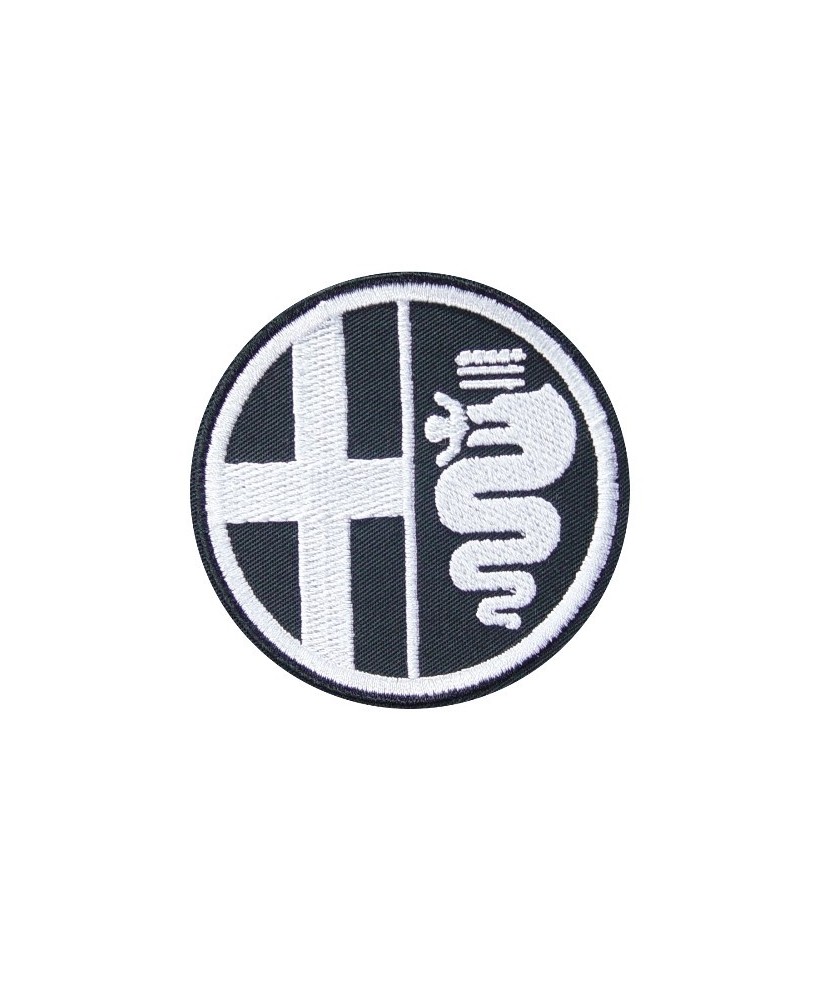 Patch emblema bordado 7x7 ALFA ROMEO