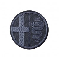 Patch emblema bordado 7x7 ALFA ROMEO