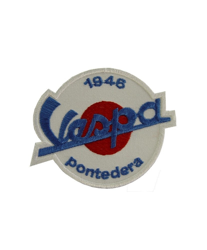 Embroidered patch 9x7 Vespa PONTEDERA 1946