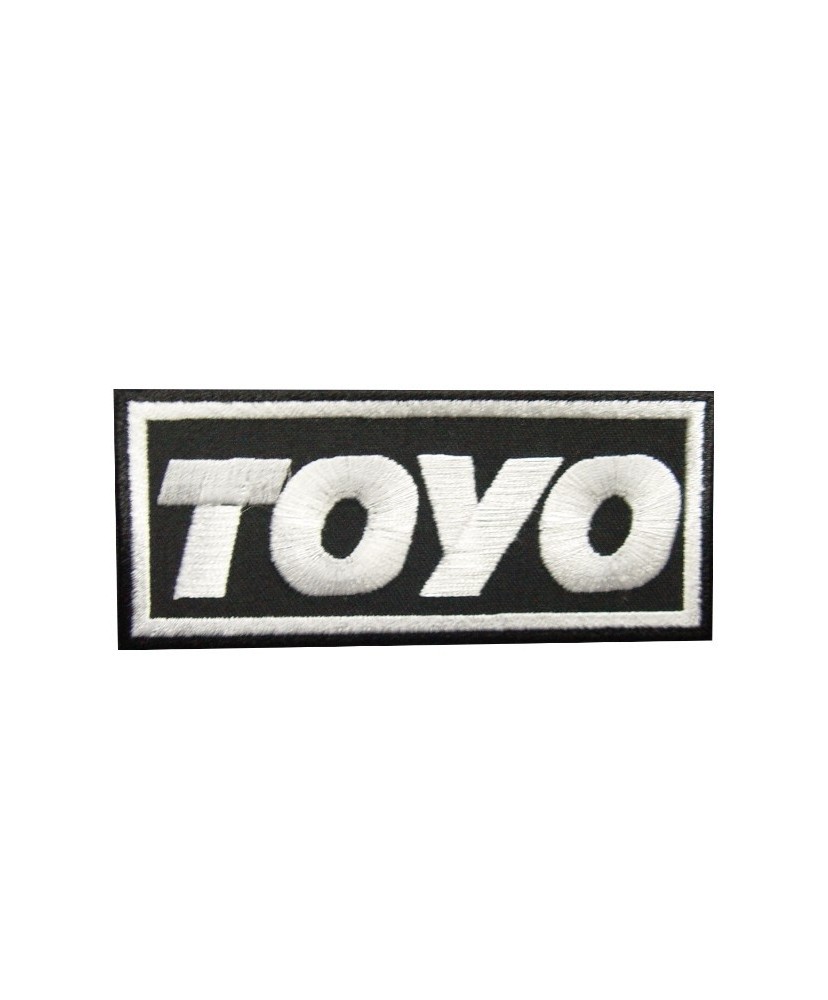 Embroidered patch 10x4 TOYO