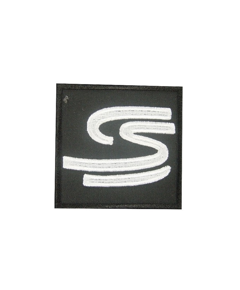 Embroidered patch 7x7 Ayrton Senna S curve