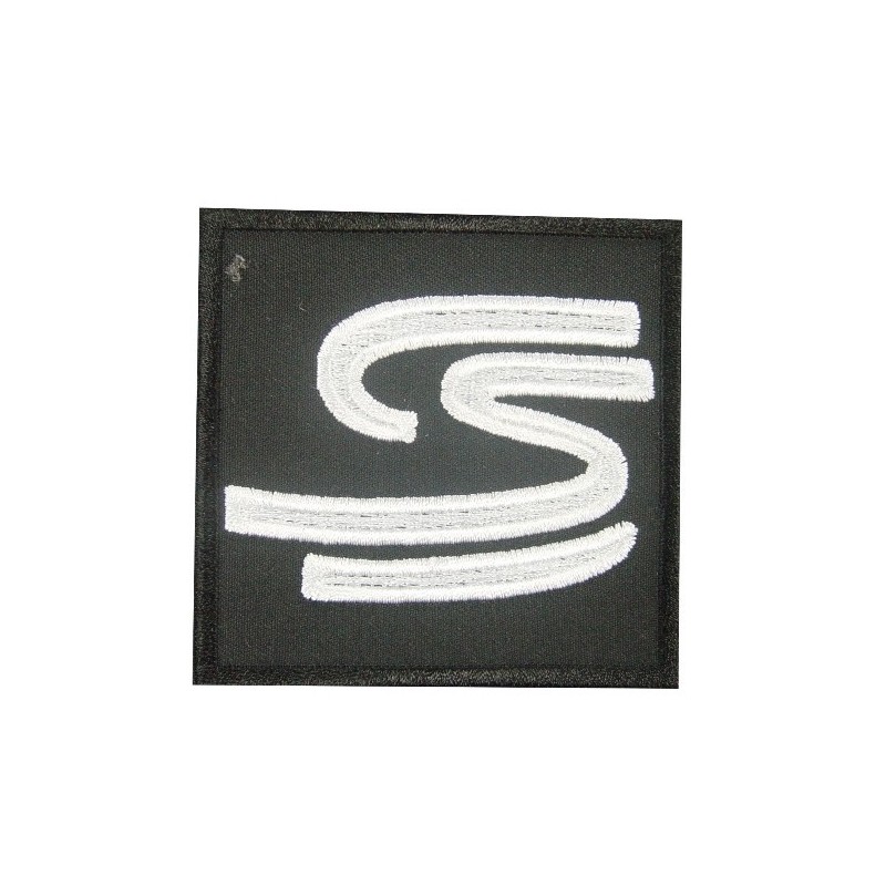 0488 Embroidered Badge - Patch Sew On 75mmX75mm AYRTON SENNA S curve ...