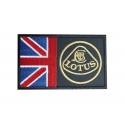 Patch écusson brodé 10x6 LOTUS UK FLAG UNION JACK